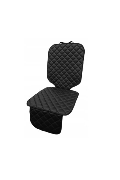 Metru Patrat Set 2 universal car seat protectors, quilted, -leather, black, washable, waterproof