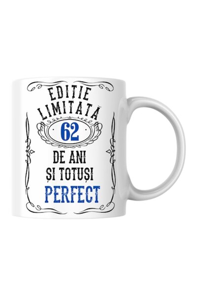 T&M Personalizare Personalized Mug - Limited Edition '62 Years and Perfect', ...