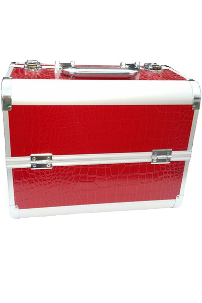 KlaussTech Cutie pentru manichiură și pedichiură cu 4 compartimente, Klausste...