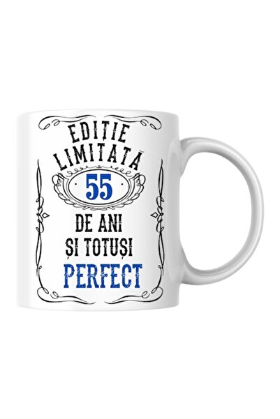 T&M Personalizare Cană personalizată - Ediție limitată 55 de ani și perfectă,...
