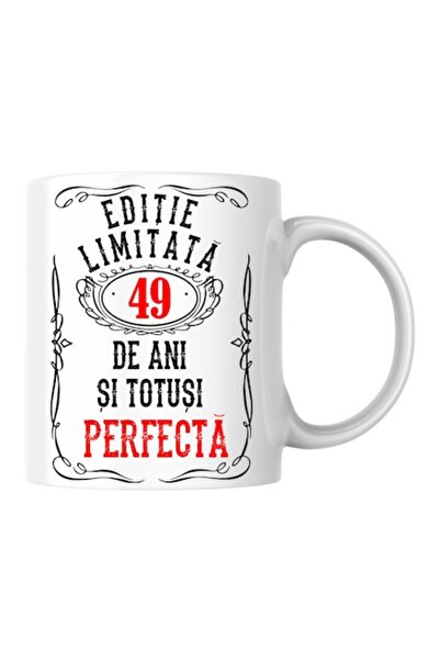 T&M Personalizare Cană personalizată - Ediție limitată 49 ​​de ani și perfect...