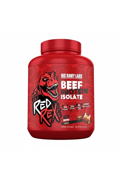BIG RAMY LABS Red Rex Beef Protein Isolate, Cola, 4 LB, 26 Gm Protein, 0 Sugar