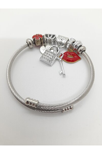 Zaradise Accessories سوار نسائي من الفولاذ المقاوم للصدأ موديل: 130605