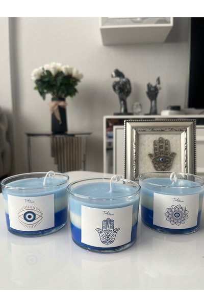 BLUE AURA/HAMSA