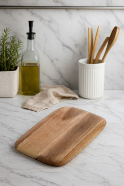 Çavdar Group Acacia Luxury 30X20 cm Oval Presentation Plate Breakfast Plate Presentation Plate Serving Plate