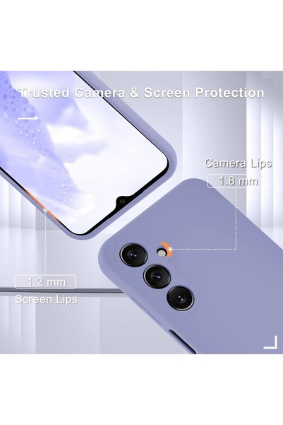 MMP SHOP Samsung Galaxy A26 Case Velvet Launch Soft Liquid Silicone Camera Protection Cover Case