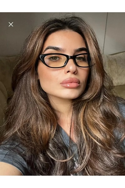 ZENIT Repline Siyah optik uyumlu ışıklara karşı korumalı cateye kadın blue bl...