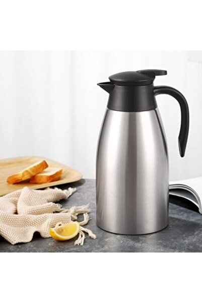 SKY TOUCH SKY-TOUCH 2L Vacuum Insulated Stainless Steel Teapot Thermal Flask Carafe – Large Capacity Double-