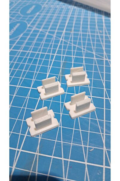 Matris 20 ADET Neon Led Montaj Klipsi PLASTİK 6 x 12mm Neon LED UYUMLU.