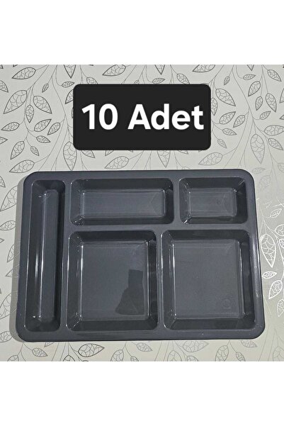 ztm ztm home 10'lu 5 Gözlü Tabldot Polikarbon Kırılmaz ve Hafif (10 Adet)