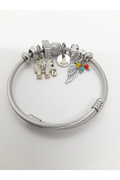 Zaradise Accessories سوار نسائي من الفولاذ المقاوم للصدأ موديل: 130609