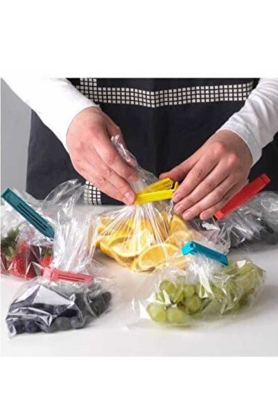 Tugrada Kitchen Organization & Freshness Set of 4 Air-Tight Bag Clips 7 cm