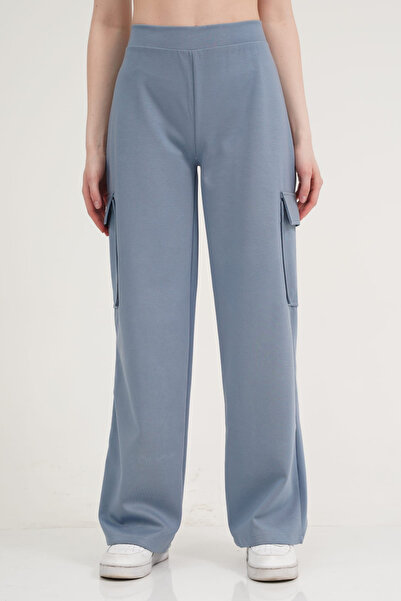 Le'sluette shadow of style Kadın Soft Touch Kargo Cepli Modal Pantolon