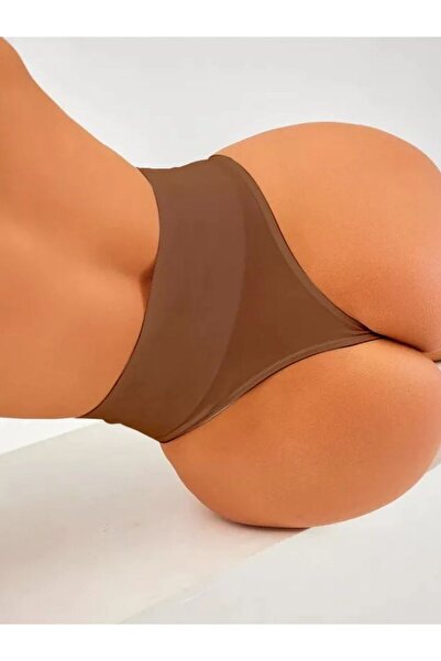 MİSTİRİK Chiloți model talie înaltă Montela, model care aduce formă la burtă, culoare maro