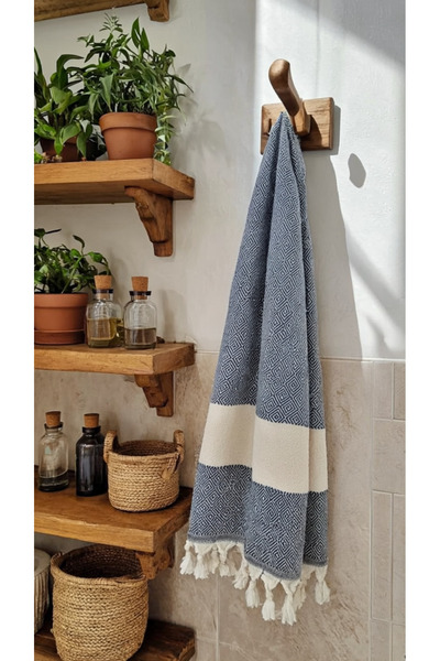 KIZILELMADA Unisex Black Diamond Peshtemal Towel – Stylish and Practical Use,...