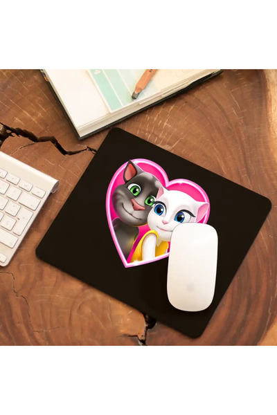 OEM Mousepad My Talking Tom Angela Love Valentines Day