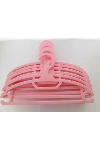 KIZILELMADA مجموعة علاقات ملابس بلاستيكية ملونة من 6 قطع، 30 × 15 سم | حجم من...