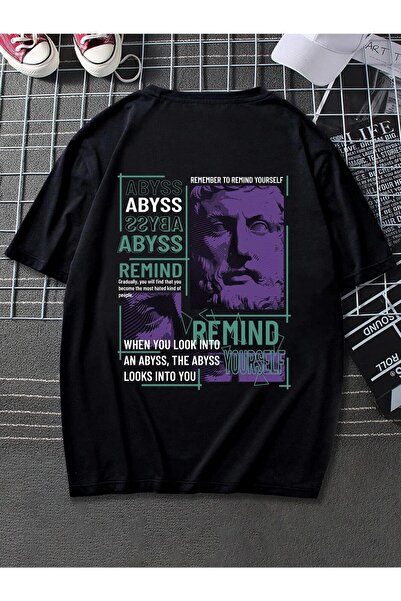 donamod Unisex Oversize Remind Printed