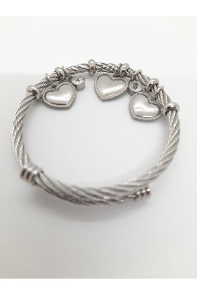 Zaradise Accessories سوار نسائي من الفولاذ المقاوم للصدأ موديل: 130615