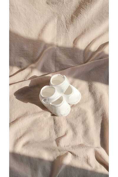 Éloi Yenidoğan Saten Kız Bebek Patik / Mevlüt Ayakkabısı / Baby Shower Hediyesi