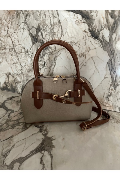 Luna Kadın Kemerli Vizon El Çantası Çapraz Askılı
