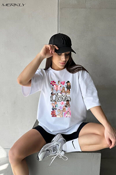 barsdepo Tricou cu imprimeu Manifest, tricou alb oversize unisex pentru copii...