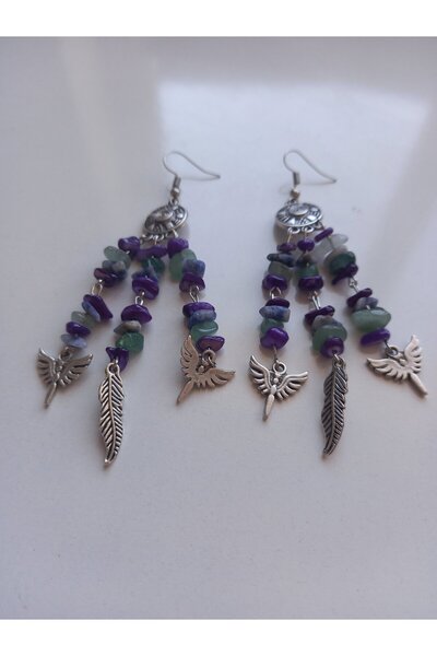 escoines koleksiyon أقراط من الحجر الطبيعي بتصميم خاص من إسكويينز 3996368ba12...