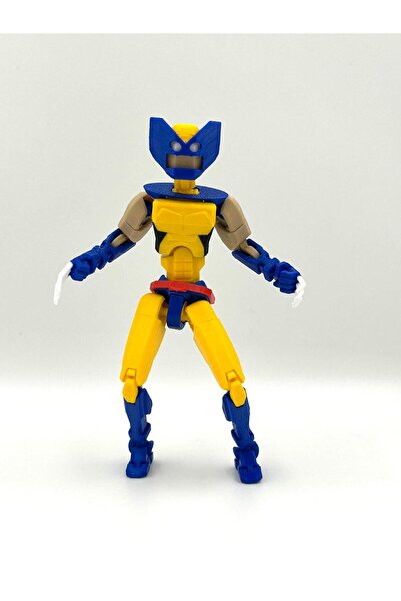 WELLCUT Dummy Wolverine Hareketli Mini Figür Versiyon 2 – Orijinal Renkler ve...