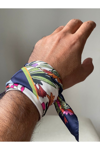 Rupen Kraft 45X50 cm Satin Bracelet Satin Scarf Satin Bracelet Bag Accessory Custom Pattern Satin Bracelet