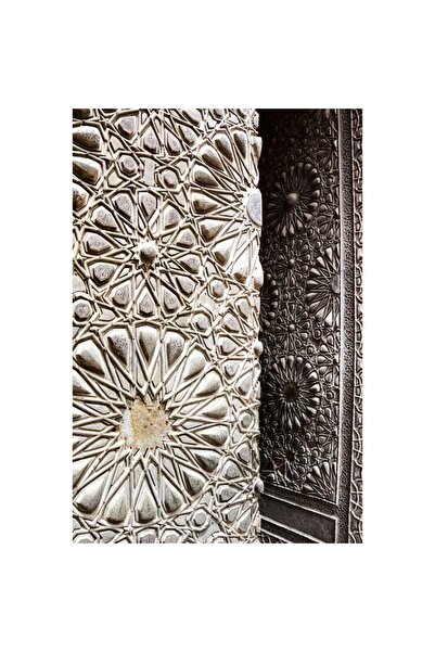 OEM Premium Canvas Wallpaper, Abstract 3D Sculpted Flowers, 120x180 cm