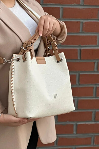 Just Polo حقيبة يد وكتف نسائية أصلية فاخرة بحزام قابل للتعديل وحجم كبير