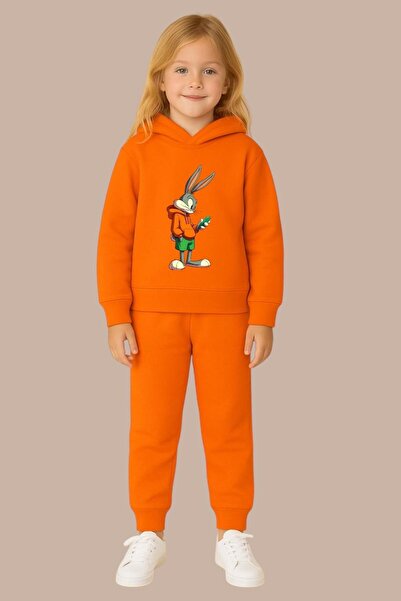 BENROMA SET DE PANTALONI DE ANTRENAMENT PENTRU COPII CU IMPRIMARE IEPURE