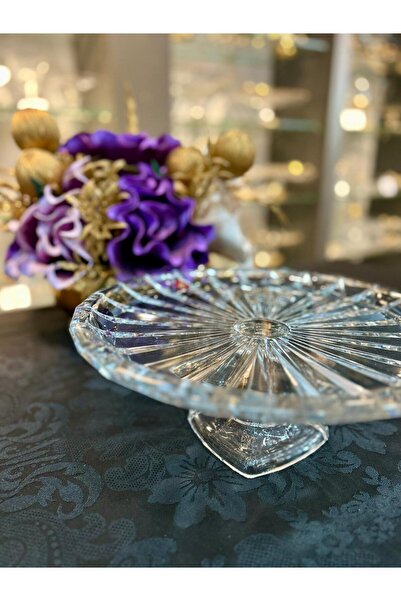 Santara ΔΙΑΚΟΣΜΗΤΙΚΟ ΠΙΑΤΟ & ΜΠΟΛ & ΣΤΑΝΤ ΤΟΥΡΤΑΣ AVANGARDE ΚΑΛΙΝ ΓΛΑΣΤΡΟ ΠΛΑΤΟΣ:31CM ΎΨΟΣ:12CM