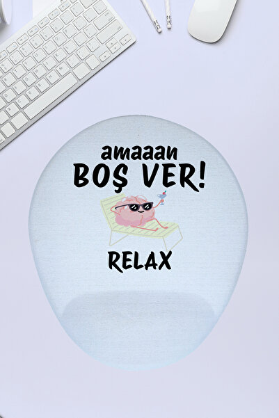 qoeuyl boutique Safe Forget It Text Printed Mousepad with Wrist Rest for Wife...