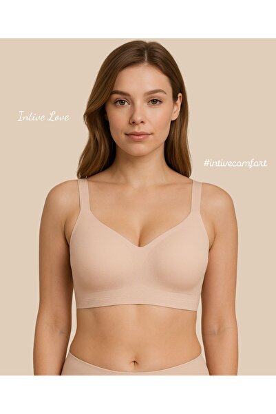 İntive Lingerie Intive PureForm Balensiz Dikişsiz Kopçasız Dokulu Seamless Br...