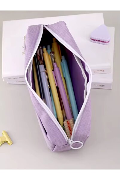 Meyra Accessories Large-Capacity Canvas Wallet Pen Holder, Ideal Gift Pen Holder with Simple Design and Quality Fabric