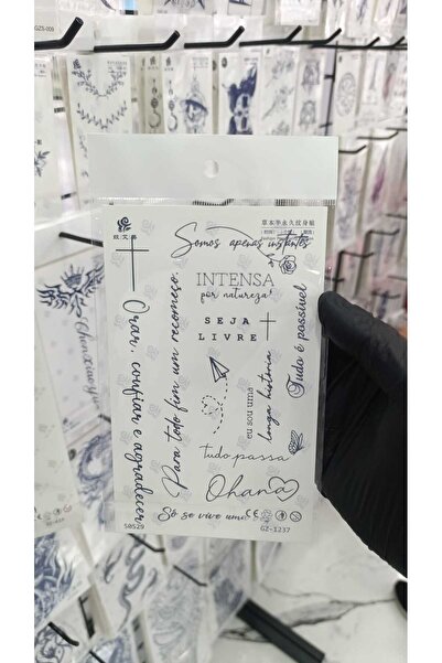 TattooLiva 1 Ay Kalıcı Geçici Dövme - Suya Dayanıklı | 18x12 cm Büyük Boy