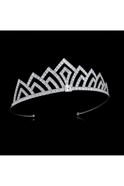 Beauty Box Coroană cu model triunghiular geometric