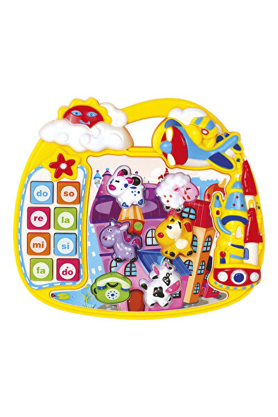 LUDIRO Interactive Baby Toy, Animal Farm, With Lights and Sounds, 4 Functions, Musical Notes