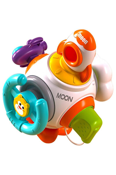 LUDIRO Διαδραστικό Παιχνίδι για Μωρά 6 σε 1, Πύραυλος, Κινητήρας, Αισθητηριακ...