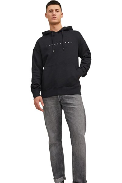 Jack & Jones Hanorac JACK &JONES Star JJ Hood - 12233972-Black