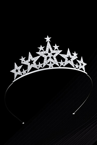 Beauty Box تاج الأميرة اللامع بنقشة النجوم