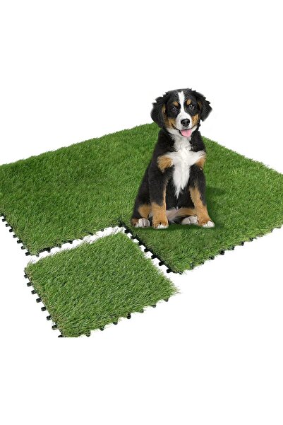 genric بلاط عشب صناعي متشابك من FFD، مقاس 30×30 سم، 9 قطع - مربعات عشب ذاتية ...