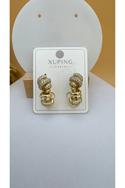 XUPING JEWELRY Zirkon Taşlı Tasarım Model Küpe