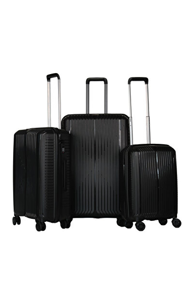 GROUND Sirius 3’lü Valiz Seti Siyah - 10728