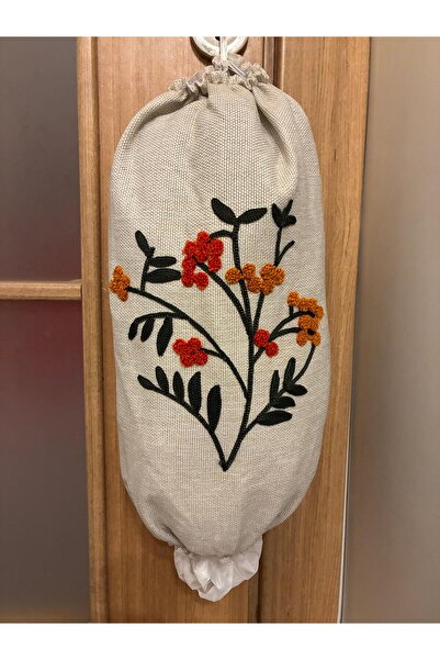 Mustgross Poşetlik & Punch Keten Poşet Düzenleyici – Poşet Organizeri, Mutfak Poşet Düzenleyici 1 adet