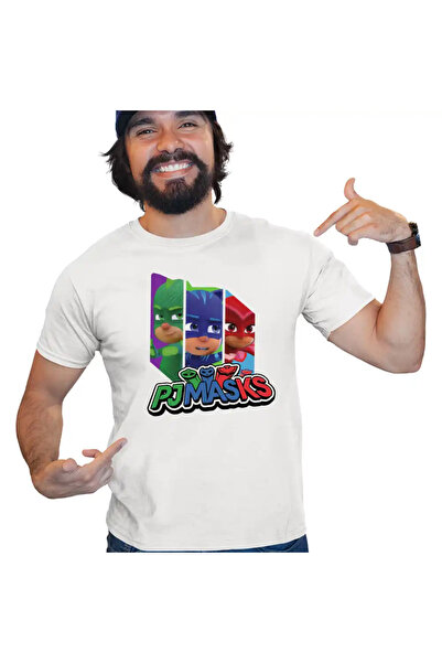 OEM Tricou Barbati Eroi in Pijamale PJ Masks Team