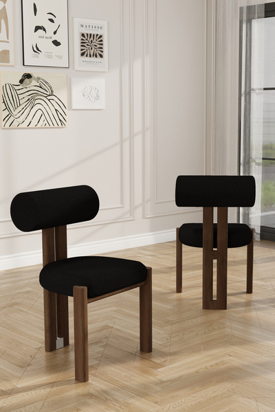 AVVİO Alessa Pufi Demonte Metal Mutfak Sandalyesi Yemek Odası Sandalyesi Makyaj Sandalyesi