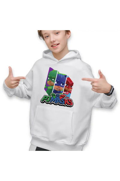 OEM PJ Masks Team Παιδική Πιτζάμα για Αγόρια με Κουκούλα