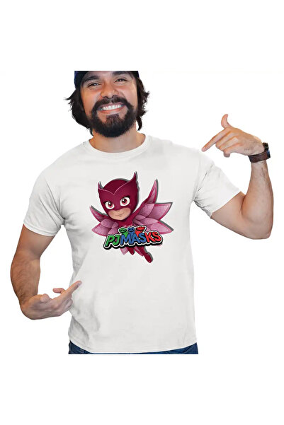 OEM Ανδρικό T-shirt Pj Masks Owlette Heroes Pajamas
